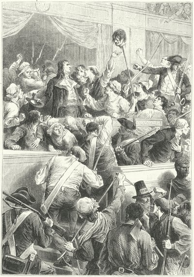 1. preeriavuoden III kapina, Pariisi, 20. toukokuuta 1795 (kaiverrus) tekijältä Frederic Theodore (after) Lix