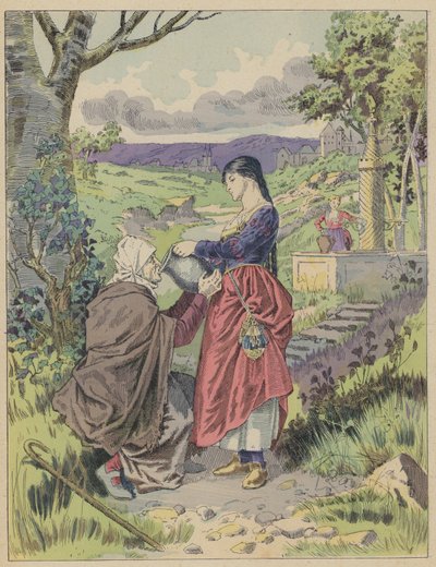 Les Fees, The Fairies (väri litho) tekijältä Frederic Theodore (after) Lix