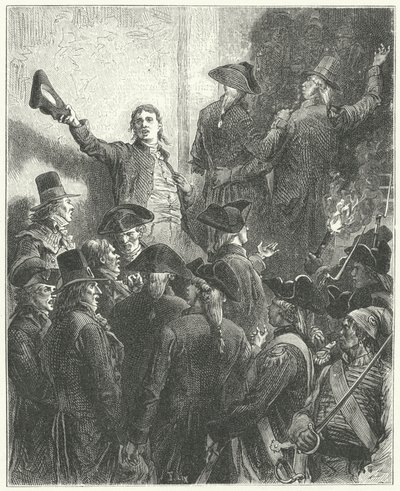 Girondinien kaatuminen tekijältä Frederic Theodore (after) Lix
