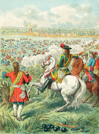Kuningas Ludvig XIV ylittää Reinin tekijältä Frederic Theodore Lix
