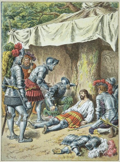 Knight Bayard kuoli 30. huhtikuuta 1524 romagnano. tekijältä Frederic Theodore Lix