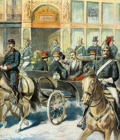 Tasavallan presidentti Casimir Perier palaa takaisin tekijältä Frederic Theodore Lix
