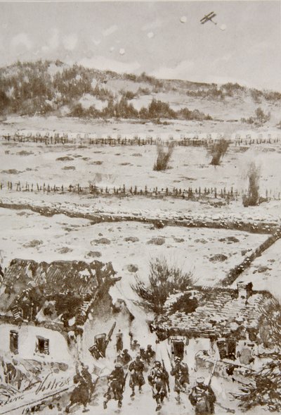 Attack on Hill 60, elokuvasta "Vuosi 1915: ennätys merkittävistä saavutuksista ja tapahtumista", 1915 tekijältä Frederic Villiers