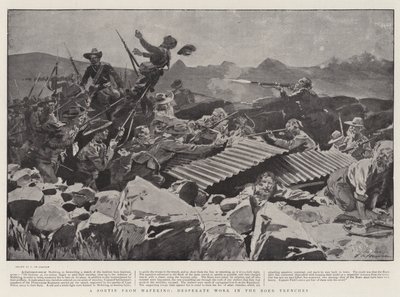 Sortie Mafekingista, epätoivoinen työ buurihaudoissa tekijältä Frederic de Haenen
