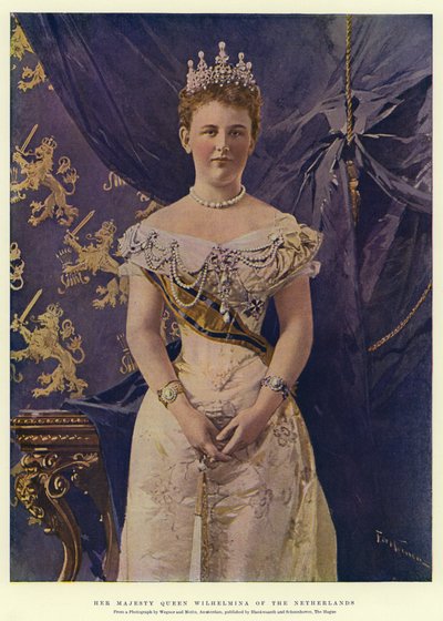 Hänen Majesteettinsa Alankomaiden kuningatar Wilhelmina tekijältä Frederic de Haenen