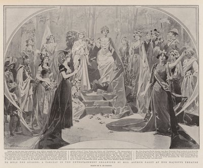 To Help the Guards, Tableau in the Entertainment, jonka järjesti rouva Arthur Paget hänen Majesty