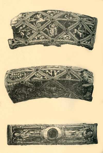 Tau-ristin päällikkö, 1140-1150, 1881. tekijältä Frederick Albert Slocombe