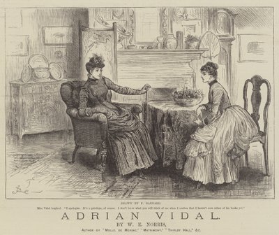 Adrian Vidal, kirjoittanut W E Norris tekijältä Frederick Barnard