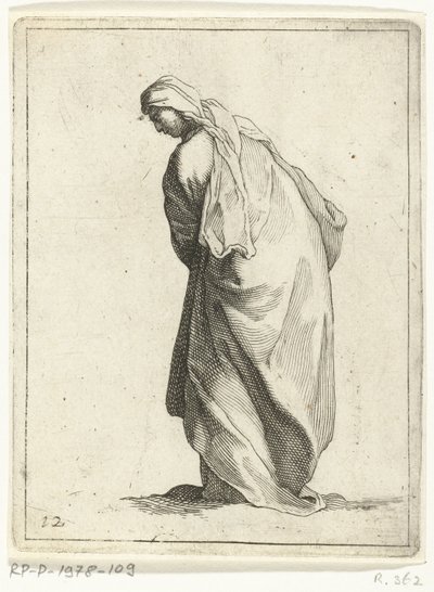 juokseva nainen 15 pientä hahmoa (sarjan nimi) tekijältä Frederick Bloemaert