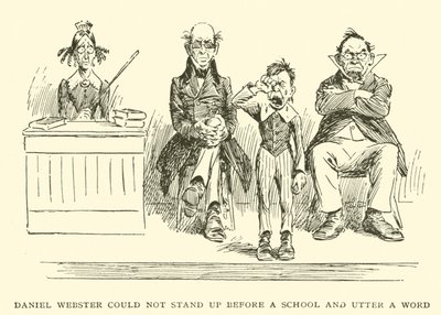 Daniel Webster ei voinut nousta koulun eteen ja lausua sanaakaan tekijältä Frederick Burr Opper