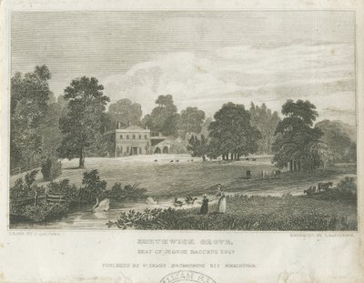 Smethwick Grove: kaiverrus, nd [c 1830] (painettu) tekijältä Frederick Calvert