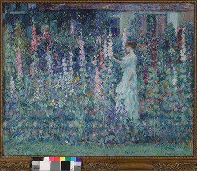 Huonekalut ja erilaiset esineet 1100- ja 1300-luvuilta tekijältä Frederick Carl Frieseke