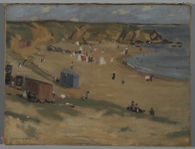Le Pouldu -maisema, noin 1901 tekijältä Frederick Carl Frieseke