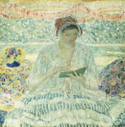 Kesä Lukeminen tekijältä Frederick Carl Frieseke
