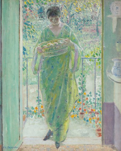 Keittiön ovi tekijältä Frederick Carl Frieseke