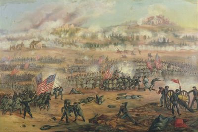 Fredericksburgin taistelu 13. joulukuuta 1862 tekijältä Frederick Cavada