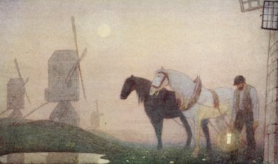 Kveekaripyhimykset: (värilitografia). tekijältä Frederick Cayley Robinson