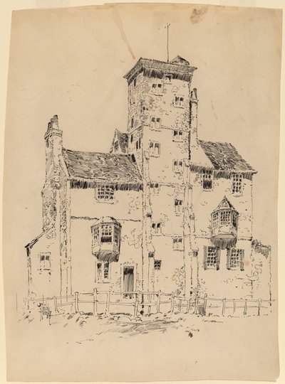 Norman Structure, 1885. tekijältä Frederick Childe Hassam