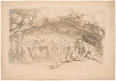 Nymfien tanssi, elokuvasta The Tempest (Myrsky) tekijältä Frederick Christian Lewis