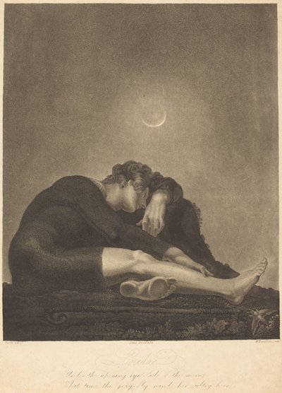 Lycidas tekijältä Frederick Christian Lewis I and Moses Haughton II after Henry Fuseli; published by Moses Haughton II