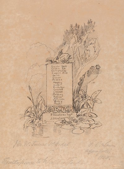 Fawkes-luettelon etukappale tekijältä Frederick Christian Lewis the Elder