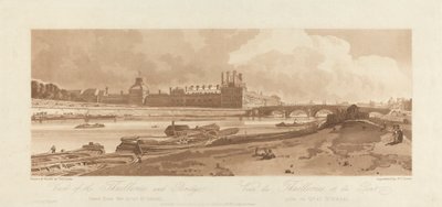 The Emanuel Volume: Levy 1 Views in Parisista; Näkymä Thuilleriesille ja sillalle, otettu Quai d