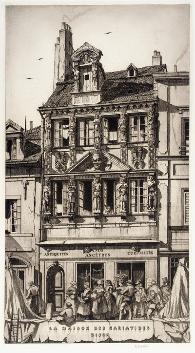 La Maison des Cariatides, Dijon tekijältä Frederick G. Hall