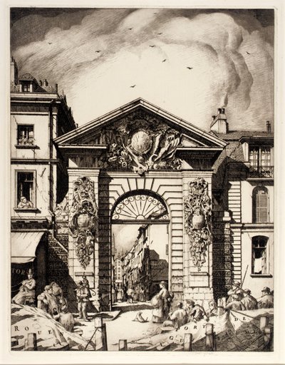 Rouen, Porte de Guillaume tekijältä Frederick G. Hall