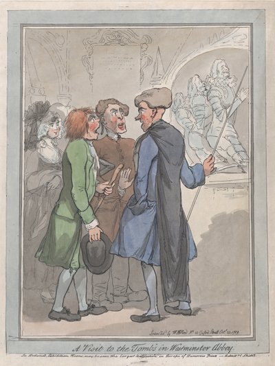 Vierailu Westminster Abbeyn haudoilla 23. lokakuuta 1789. tekijältä Frederick George Byron