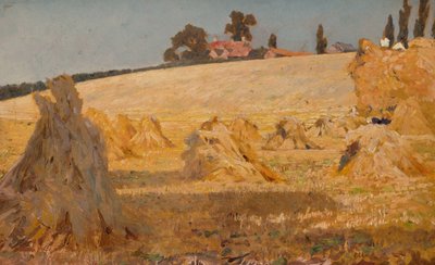 Leikattu maissi (öljy laudalle) tekijältä Frederick George Cotman