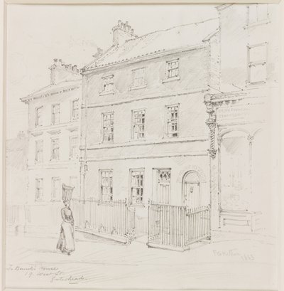 Thomas Bewickin talo, West St., Gateshead tekijältä Frederick George Kitton