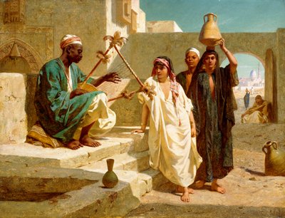 Nubian orjan laulu, 1864 tekijältä Frederick Goodall