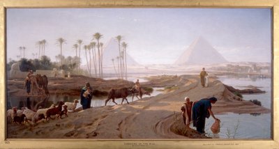 "Niilin vajoaminen", 1873 tekijältä Frederick Goodall