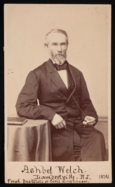 Ashbel Welchin muotokuva 1809-1882, toukokuu 1874. tekijältä Frederick Gutekunst