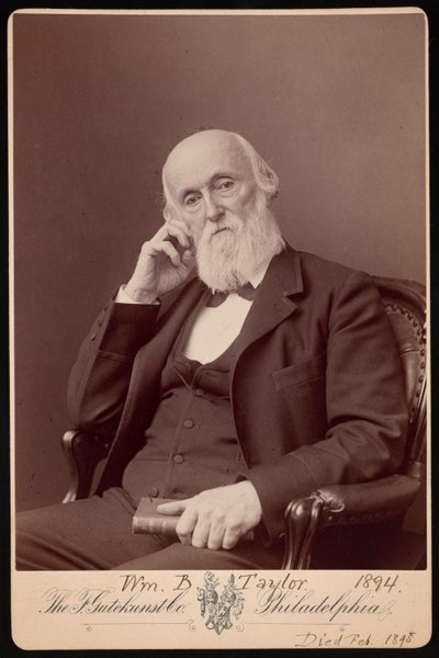 William Bower Taylorin muotokuva 1821-1895, 1894. tekijältä Frederick Gutekunst