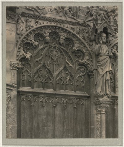 Kathedrale von Bourges: Krypta unter dem Kirchenschiff von Frederick Henry Evans