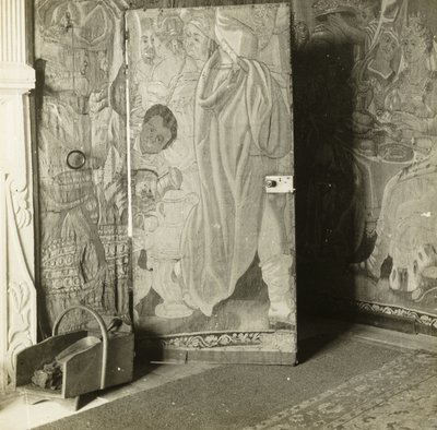 Kelmscottin kartano: Kelmcott Kelsean Kylpylähuone: Gobeliinihuoneessa tekijältä Frederick H. Evans