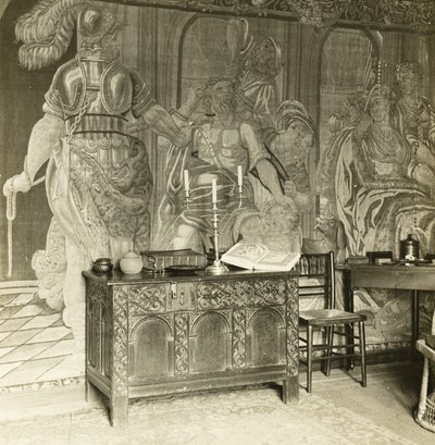 Kelmscottin kartano: Kelmcott Kottelcott: Gobeliinin yksityiskohdat tekijältä Frederick H. Evans