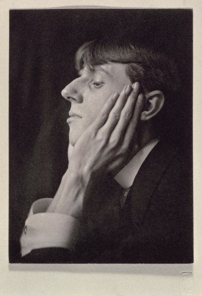 Frederick Evansin (1853-1943) muotokuva Aubrey Beardsleysta (1872-98) (seepiakuva) tekijältä Frederick Henry Evans