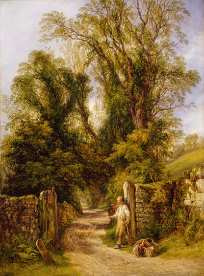 Silmäys Wharfdalesta, Yorkshire, 1835-1886. tekijältä Frederick Henry Henshaw