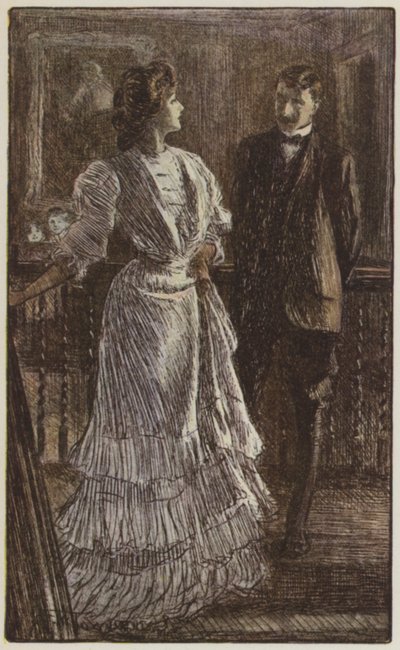 Rudyard Kiplingin kuvitus Heille (väri litho) tekijältä Frederick Henry Townsend