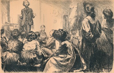 Iltataiteen kurssimme ovat alkaneet, 1905 tekijältä Frederick Henry Townsend