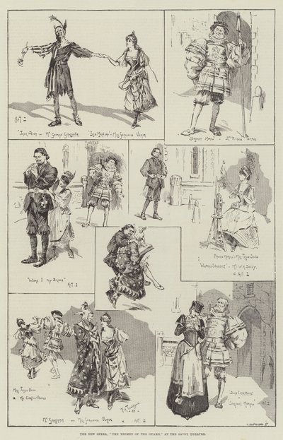 Uusi ooppera, The Yeomen of Guard, Savoy-teatterissa tekijältä Frederick Henry Townsend