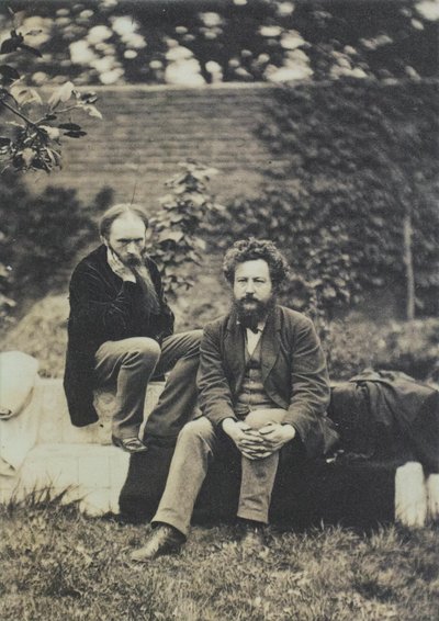 Edward Burne Jones ja William Morris, William Morrisin galleria, Lontoo (valokuva). tekijältä Frederick Hollyer