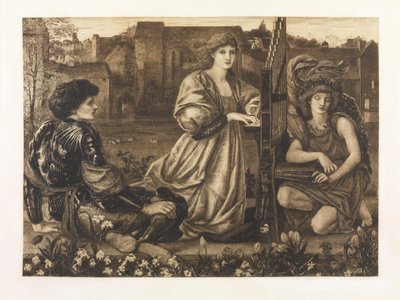 Rakkauden laulu (platina) tekijältä Frederick Hollyer