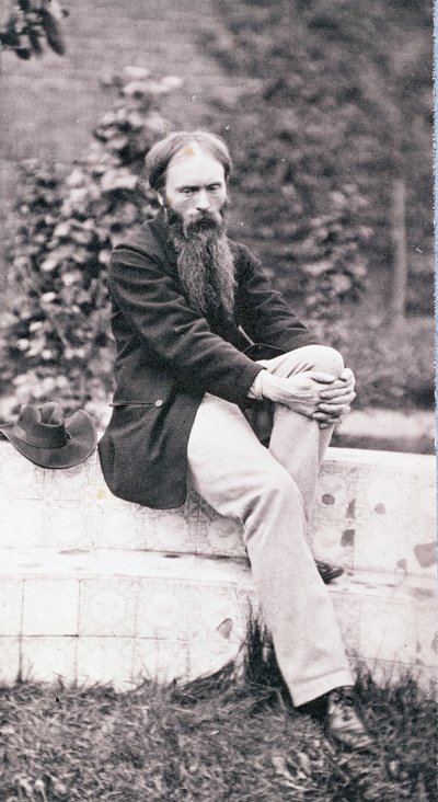 Sir Edward Burne-Jonesin (1833-98) muotokuva (seepiakuva) tekijältä Frederick Hollyer
