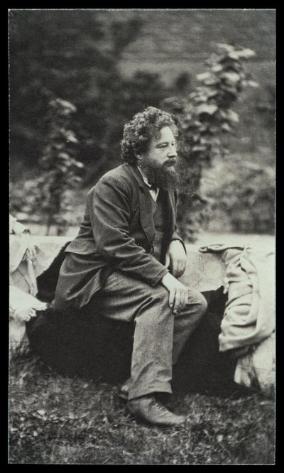 Frederick Hollyerin (1837-1933) muotokuva William Morrisista (1834-96) (seepiakuva) tekijältä Frederick Hollyer