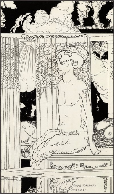 Kultaisen Tiberiuksen faun, n. 1910 tekijältä Frederick Ilbery Lynch