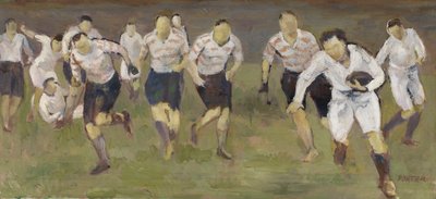 The Break-Away, n. 1929 (öljy kankaalle) tekijältä Frederick James Porter