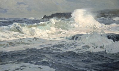 Southwesterly Gale, St. Ives, 1907. tekijältä Frederick Judd Waugh